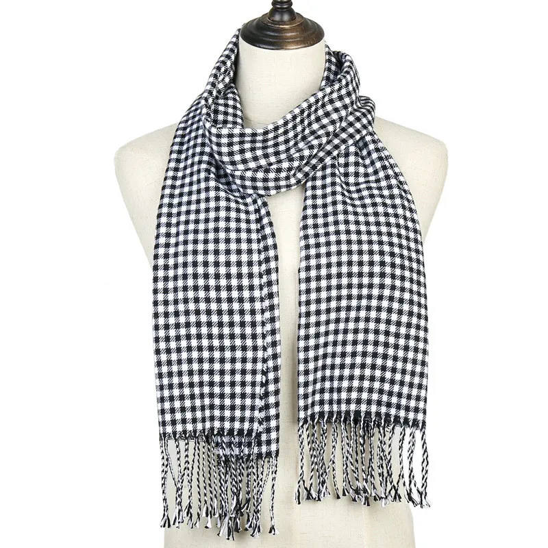 2019 новый женский зимний шарф мягкий теплый плед кашемировые шарфы женские шали и