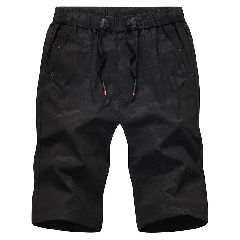 

Новые мужские повседневные штаны, летние камуфляжные короткие штаны, большие размеры, свободные шорты до колена с пятью точками и карманами
