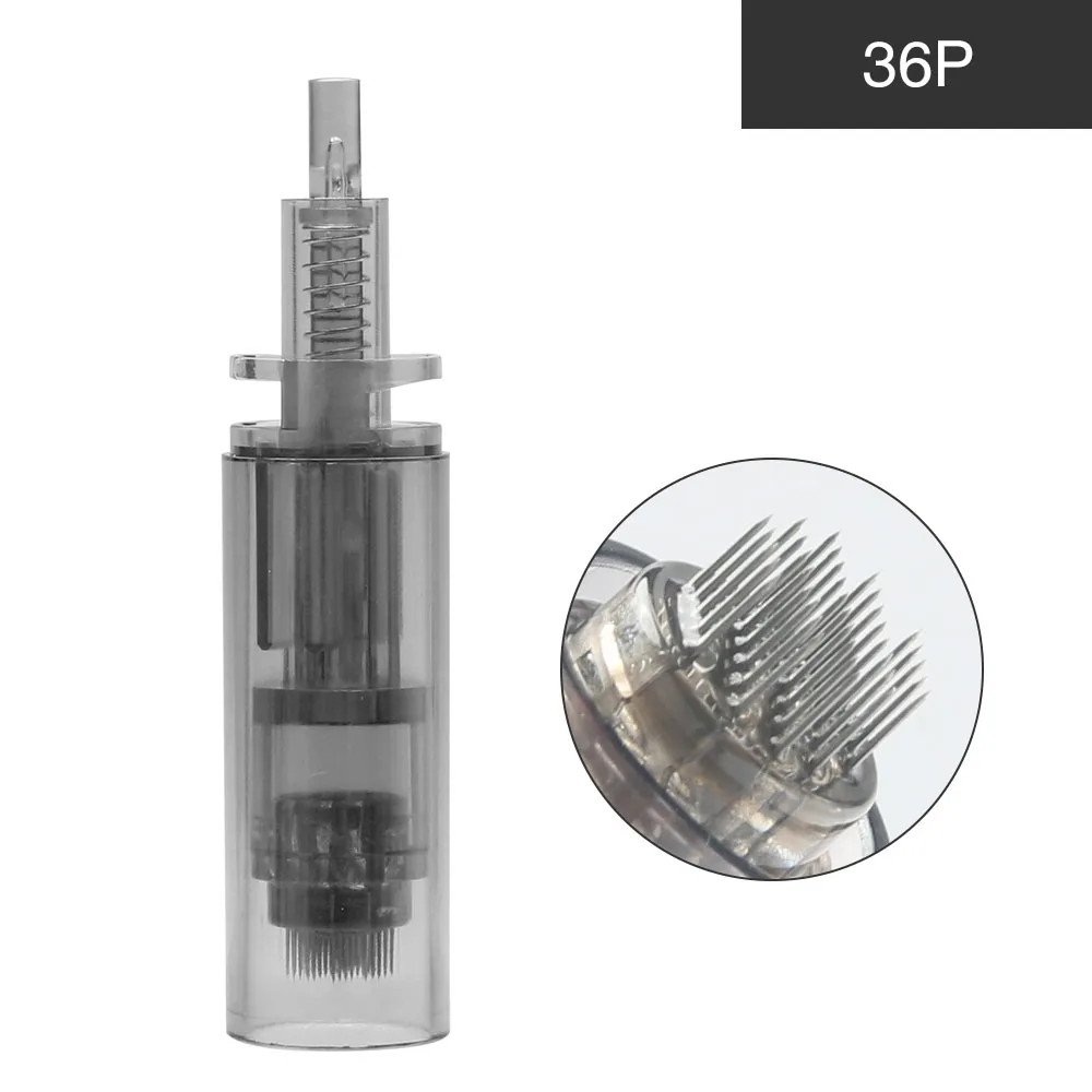 50 шт. Dr. Ручка иглы пряжки картридж иглы Наконечники 9 pin/12 pin/36 pin/Nano для электрической Микро прокатки кожный штамп терапии