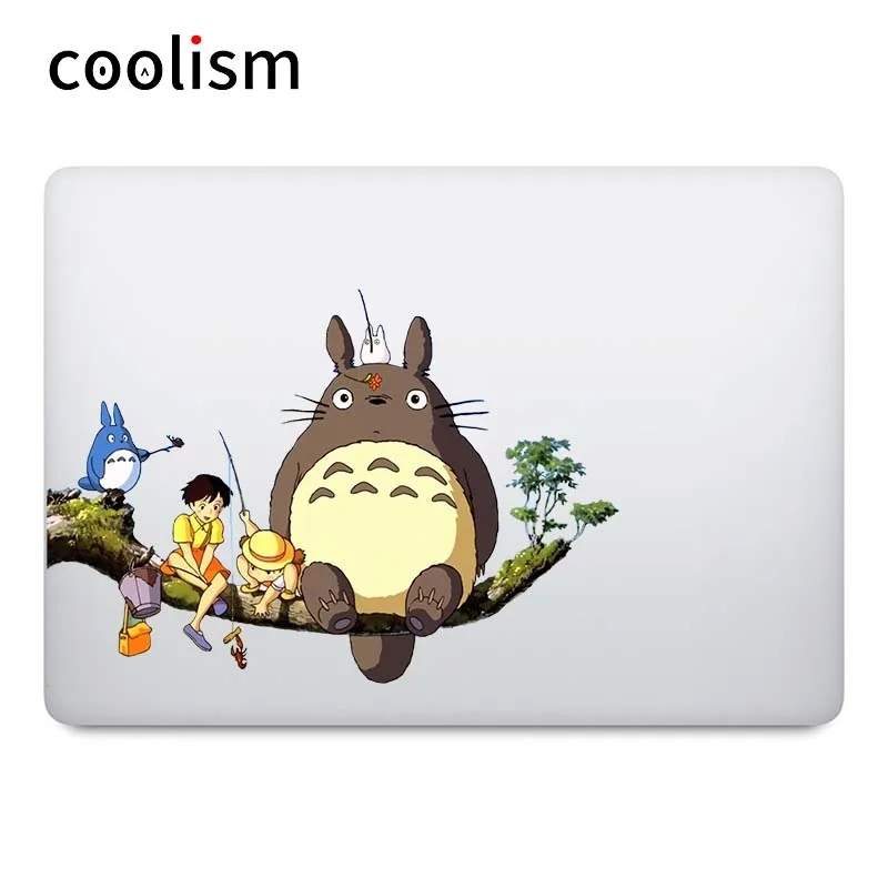 Стикер Totoro для ноутбука с аниме кошкой наклейка Macbook Pro Air Retina 11 12 13 14 15 дюймов HP Dell