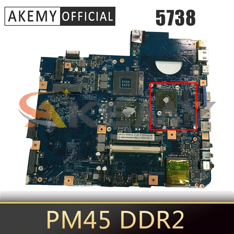

Для ACER Aspire 5738 материнская плата для ноутбука 09257-1 PM45 216-0728014 DDR2 материнская плата для ноутбука