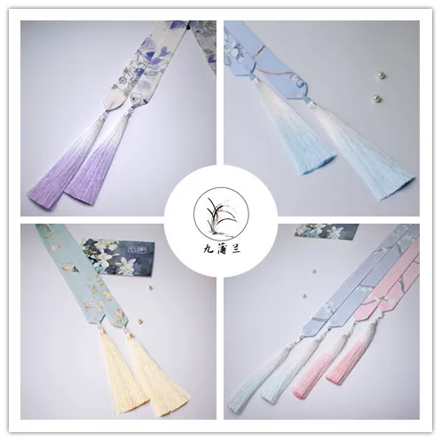 

Китайская искусственная повязка для волос в античном стиле, осенне-зимняя повязка для волос, повязка для волос с несколькими градиентными к...