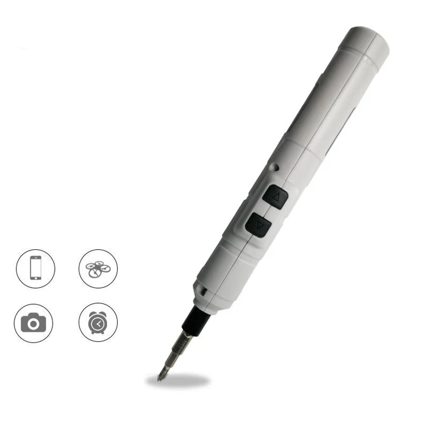 

Precision Cordless Electric Screwdriver with Ten Bits, Quick Change Chuck, Handles Difficult, Repetitive Screw-Fastening Jobs