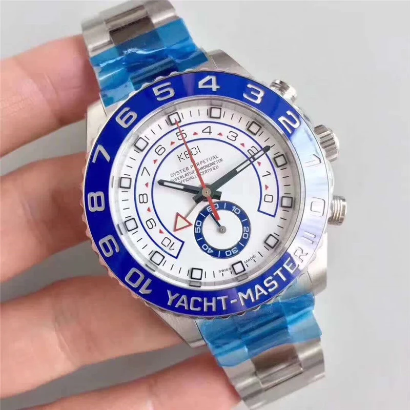 44 мм YACHT MASTER II RLX в нижнем двухшарнирная брендовая мужская повседневная обувь