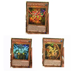 Yu Gi Oh Египетский Бог TCG английский обелиск черепаха DIY Игрушки Хобби Коллекционные коллекционные игрушки Коллекция игр аниме-открытки