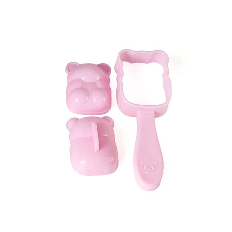 Cute Little Bear Sushi Rice Ball Mold Set Maker Bento DIY Curry Japanese Mould For Kitchen Accessorie | Дом и сад