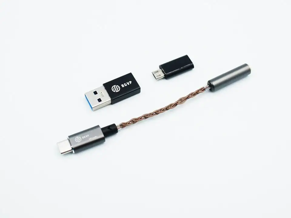 BGVP T01 Type-C до 3 5 мм/2 мм 32 бит/384 кГц DSD64/128 HiFi DAC усилитель для наушников | Электроника
