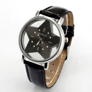 Новые Брендовые женские милые пятиконечные дизайнерские стильные женские часы оптом красивые женские часы из искусственной кожи