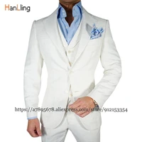 mens 3 piece slim jacket wedding groom tuxedo dress business suit blazer pants vest %d0%bc%d1%83%d0%b6%d1%81%d0%ba%d0%be%d0%b9 %d0%ba%d0%be%d1%81%d1%82%d1%8e%d0%bc