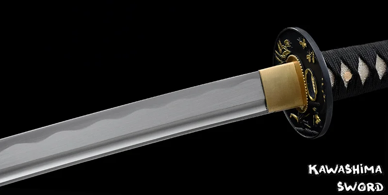 Японский меч ручной работы настоящая сталь полная острота лезвия Танга для