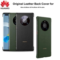 100 original huawei mate 4040 pro mate 40 pro plus pu case prevents fingerprints microfiber fiber leather back cover