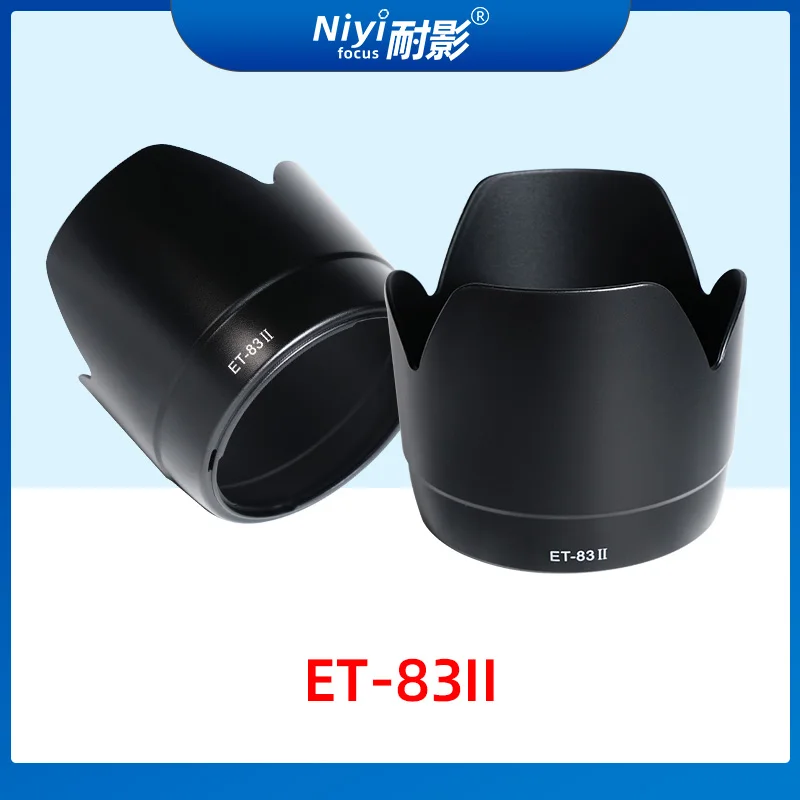 

ET-83II Lens Hood Applicable Canon EF 70-200mm f/2.8L USM Camera Front Accessories Replace Shade Cover Photography Protect Black