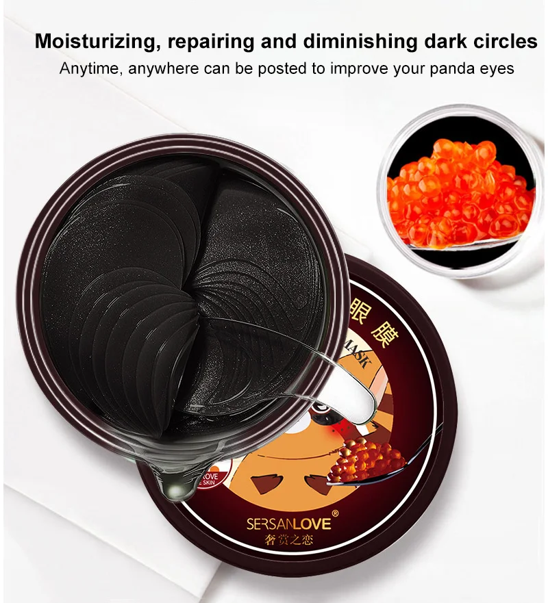 60 шт. подушечки для глаз против увлажняющий антивозрастной снять! Убирает темные