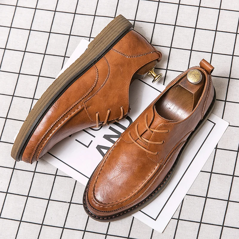 Мужские туфли Повседневные Туфли-броги мужские деловые офисные роскошная обувь