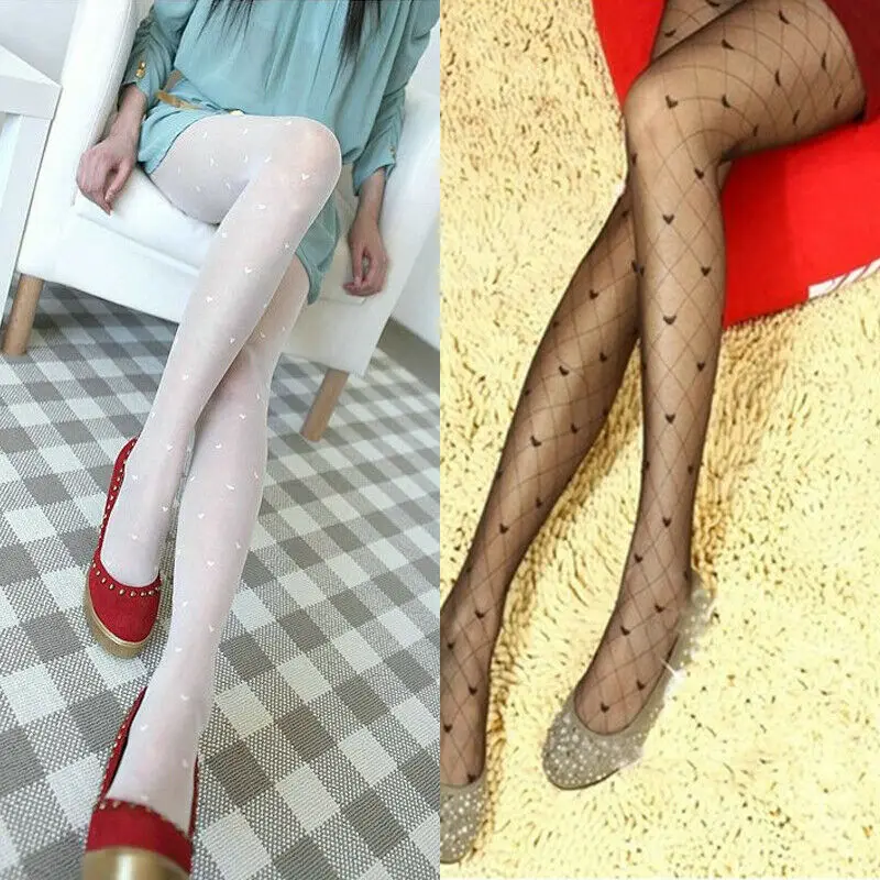 Новое поступление модные сексуальные женские колготки Goocheer с сердечками чулки