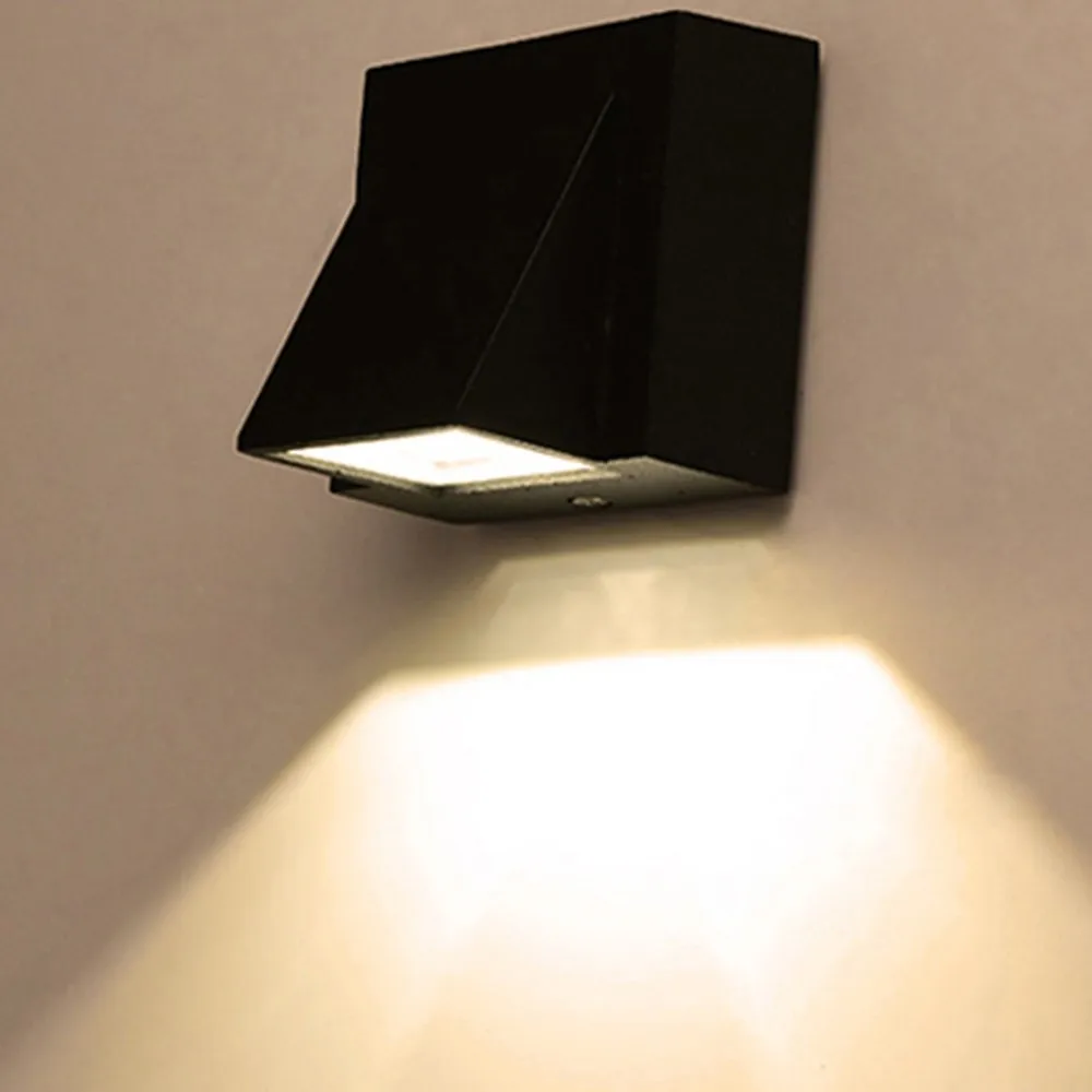 

LED Wall Lamp IP65 Outdoor Waterproof Garden Porch Lighting Lamp 5W Aluminum Indoor Wall Light Garden Corridor LED Wall Sconce