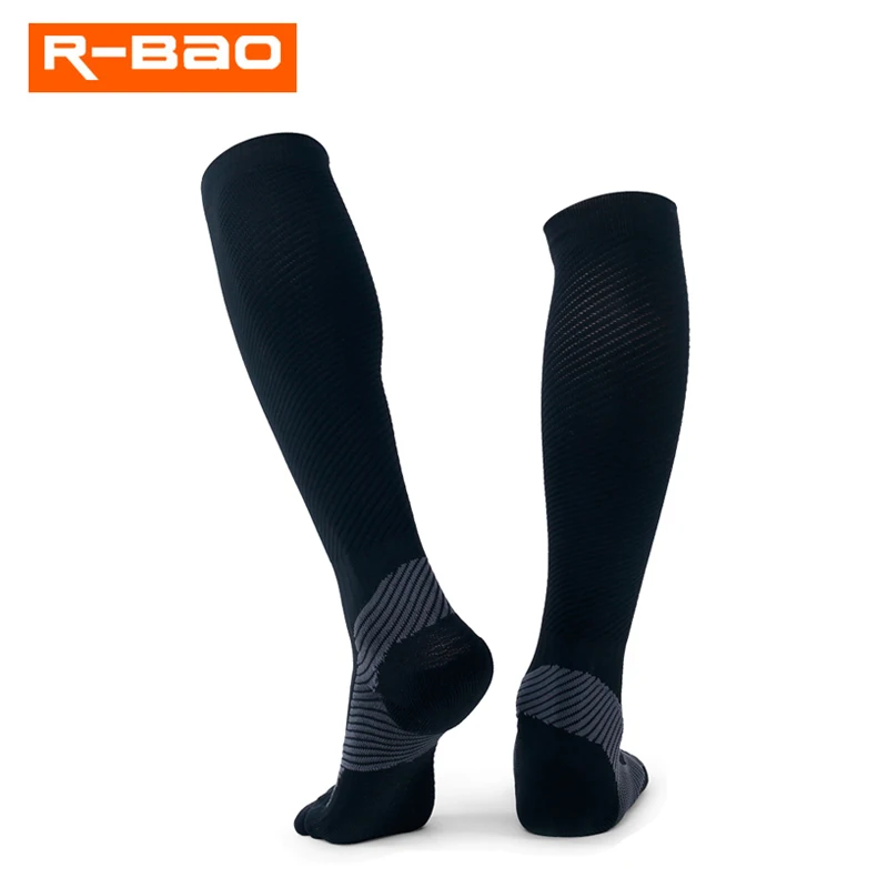 Компрессионные носки по колено для мужчин и женщин мужские высококачественные
