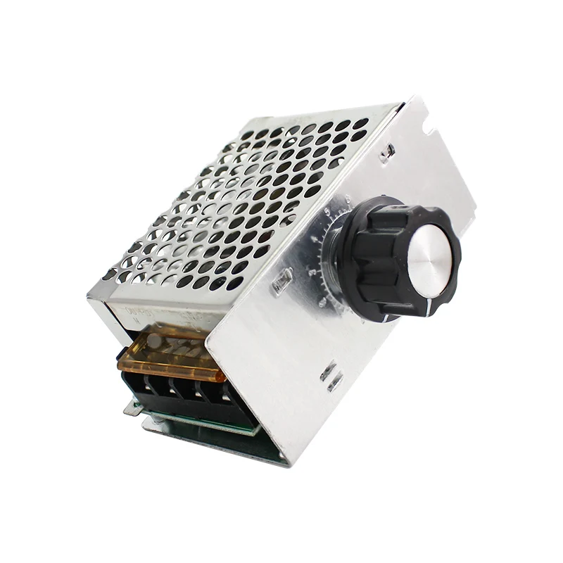 Регулятор напряжения SCR 4000 Вт диммер 220 В контроллер скорости двигателя