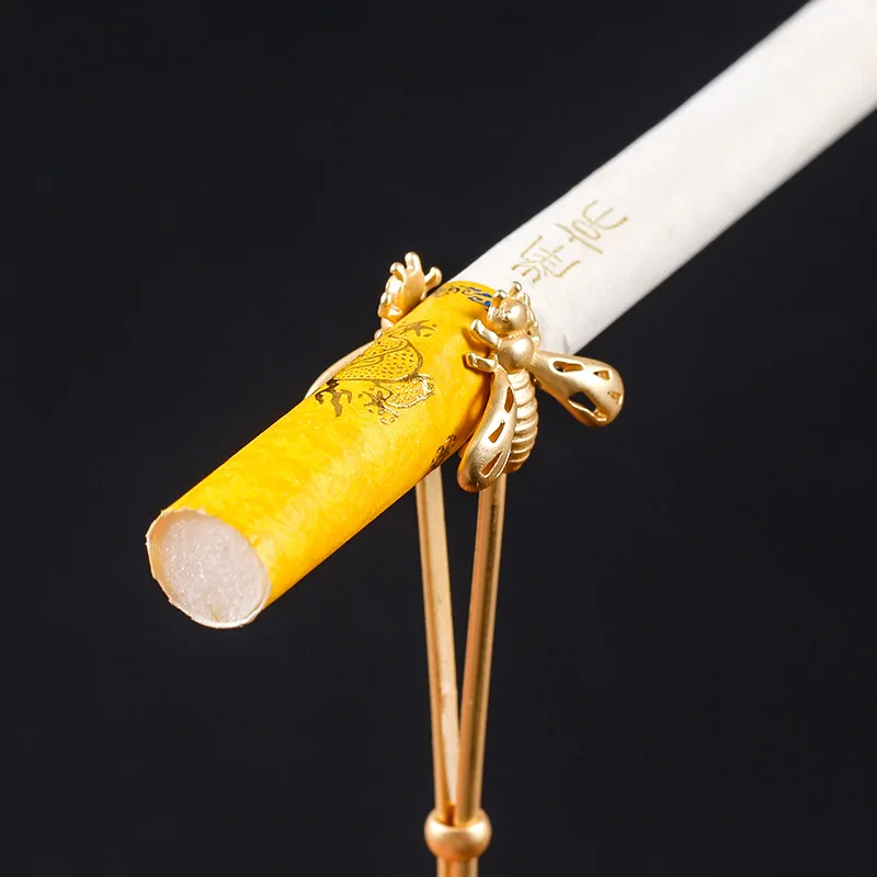 Кольцо-держатель для сигарет 16/17 мм переносная металлическая подставка курения