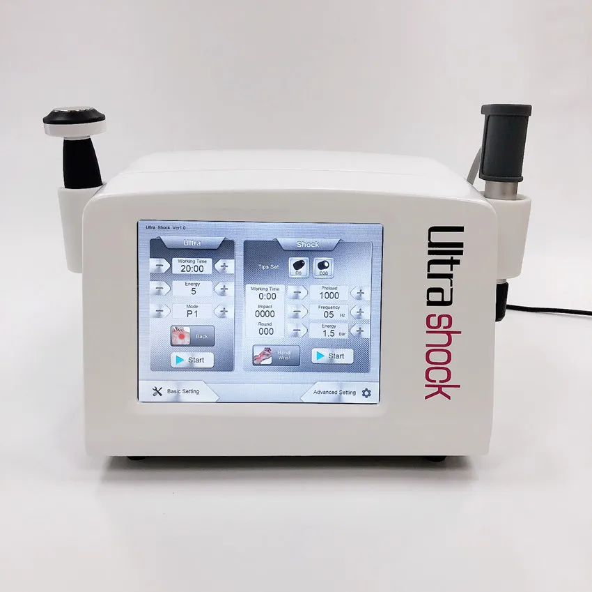 

Портативный Ultrashock + пневматическая амортизационная волна для физиотепы, реабилитация восстановления спортивной активности