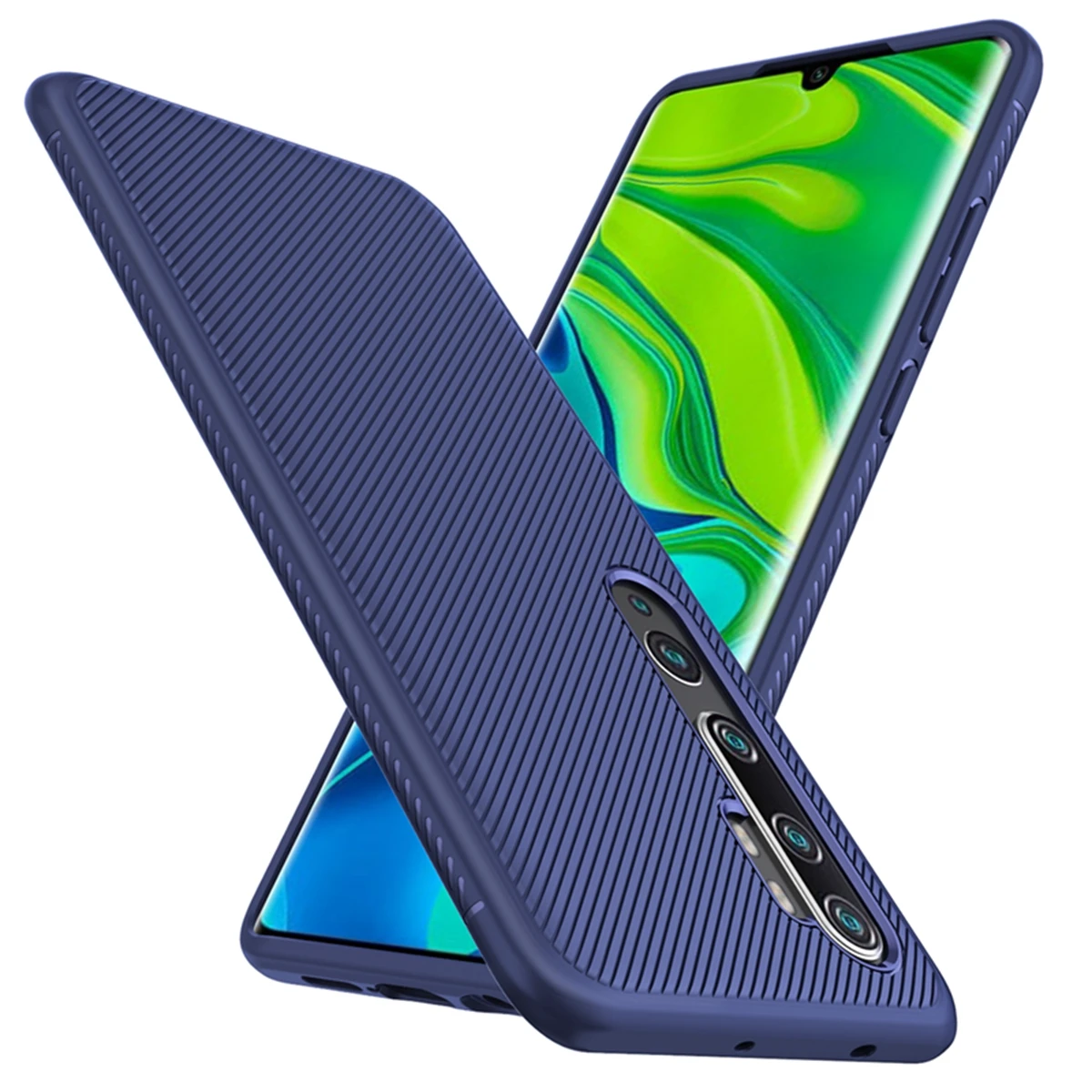 Для Xiaomi Mi CC9 Pro чехол силиконовая текстура углеродное волокно против царапин Противоскользящий Мягкий ТПУ чехол для Xiaomi Mi Note 10 чехол тонкий
