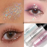 waterproof glitter diamond eyeshadow palettes pearlescent highlighter shimmer eyeshadow easy to wear natural makeup cosmetic