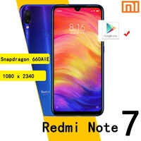 xiaomi redmi note 7 smartphone 6g 64g snapdragon 660aie android mobile phone 48 0mp5 0mp rear camera