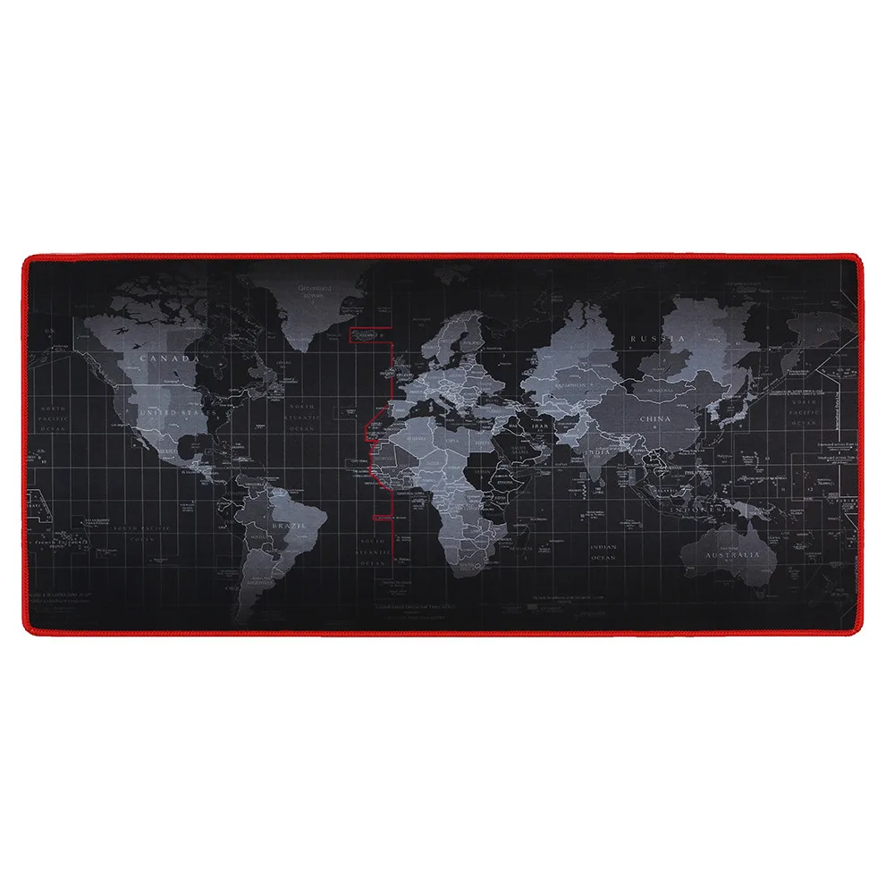 Игровой коврик для мыши eпула большой геймерский компьютерный резиновый с картой