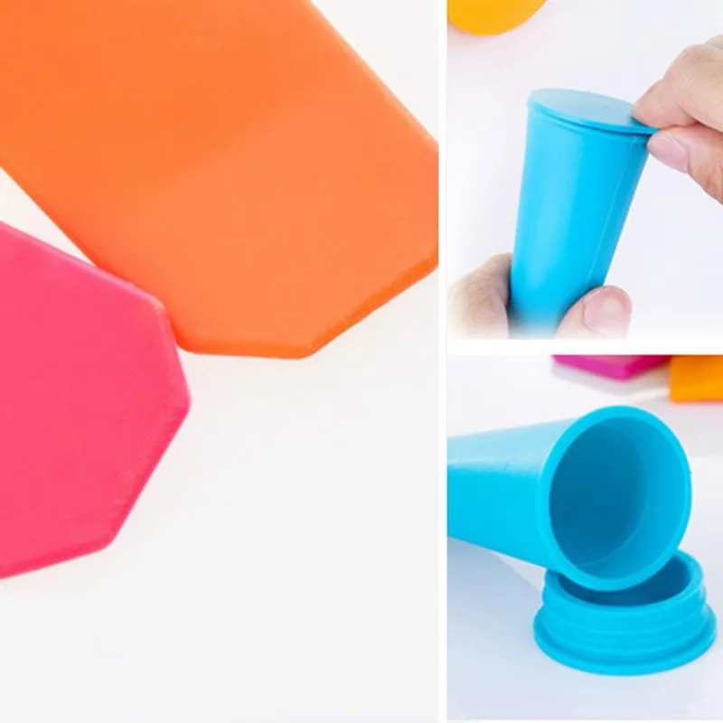 4/6 шт. силиконовая форма для льда Поп Плесень фруктовое мороженое плесень с