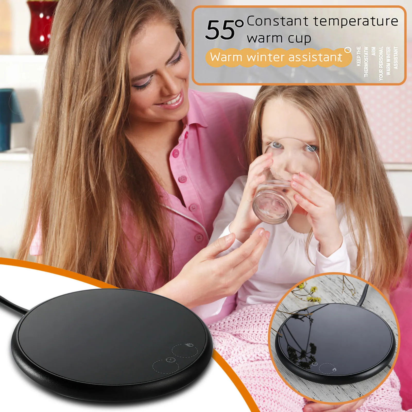 Переносной Коврик с постоянной термоизоляцией для нагрева зимой Usb