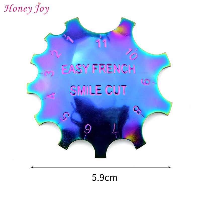 C-Shade Easy French Smile Line розовый и белый кромкорезы для стрижки акриловых кончиков