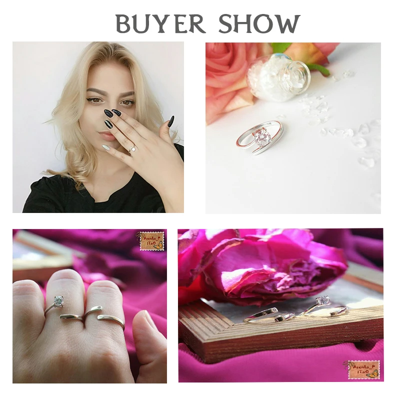 Кольцо женское из серебра 925 пробы для женщин и мужчин BR22