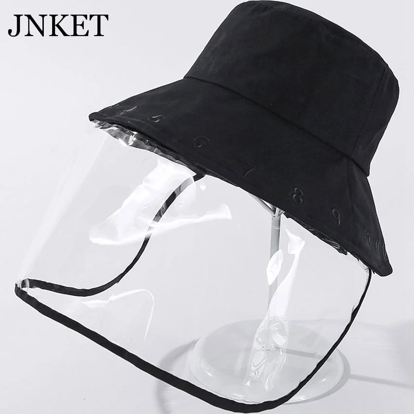 

JNKET Для женщин ведро шапка, маска для лица Кепки анти-вытирания слюней младенцев Анти-пыль полный уход за кожей лица защитный Кепки в рыбацко...