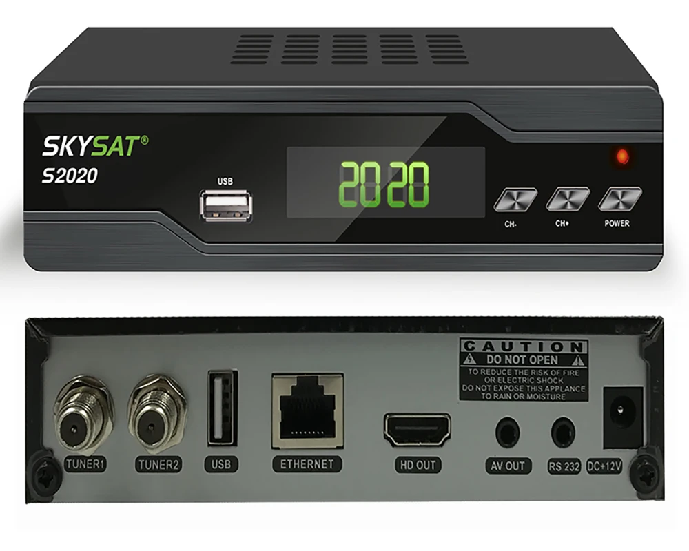 SKYSAT S2020 DVB-S2 H.265 Бразилия Duall тюнер спутниковый ресивер IKS SKS VOD ACM IPTV M3U Xtream-код HDMI