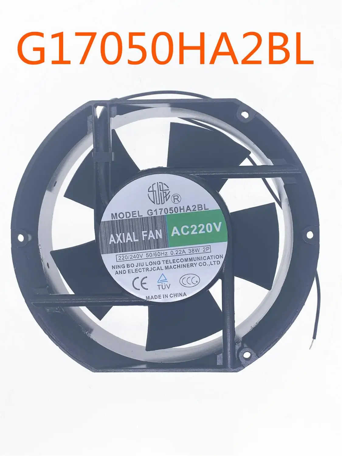 

For Emacro For AXIAL FAN G17050HA2BL AC 220/240V 50/60HZ 170x170x50mm Server Cooling Fan