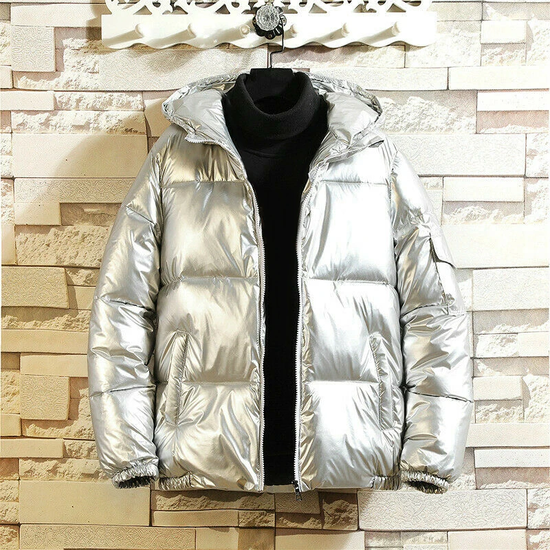Мужские парки повседневная утепленная хлопковая стеганая куртка с капюшоном