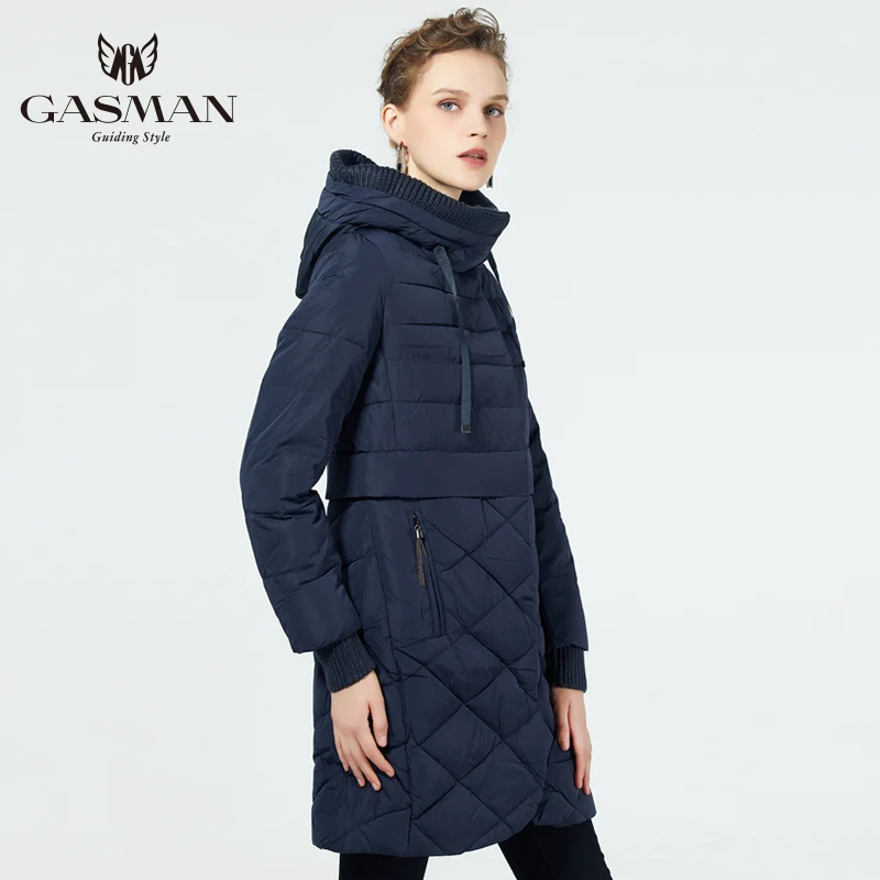 GASMAN 2019 fashion thick women's winter jackets down warm hooded outerwear parka coat | Женская одежда