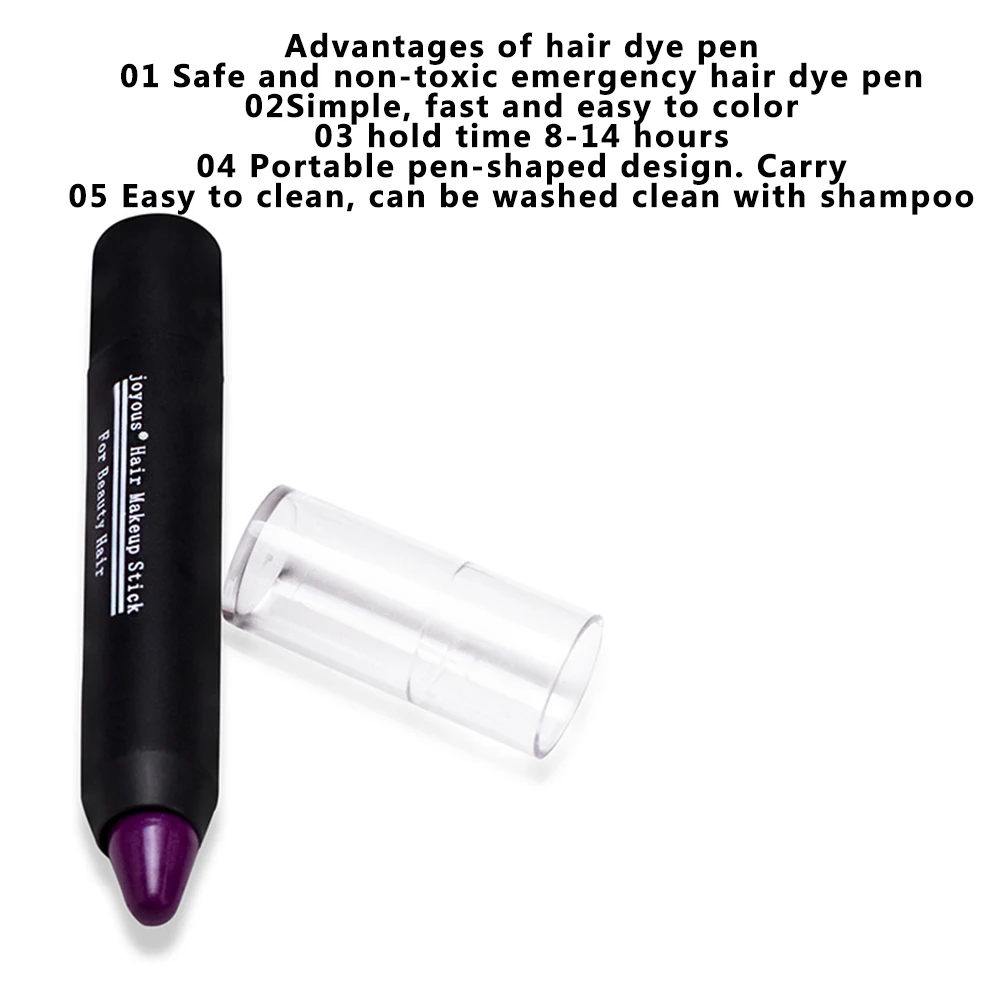 Черно-коричневая одноразовая краска для волос мгновенное покрытие серых корней