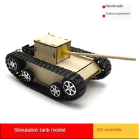 science toys steam experiment hand made electronic components physical diy assembly tank model kits technology stem