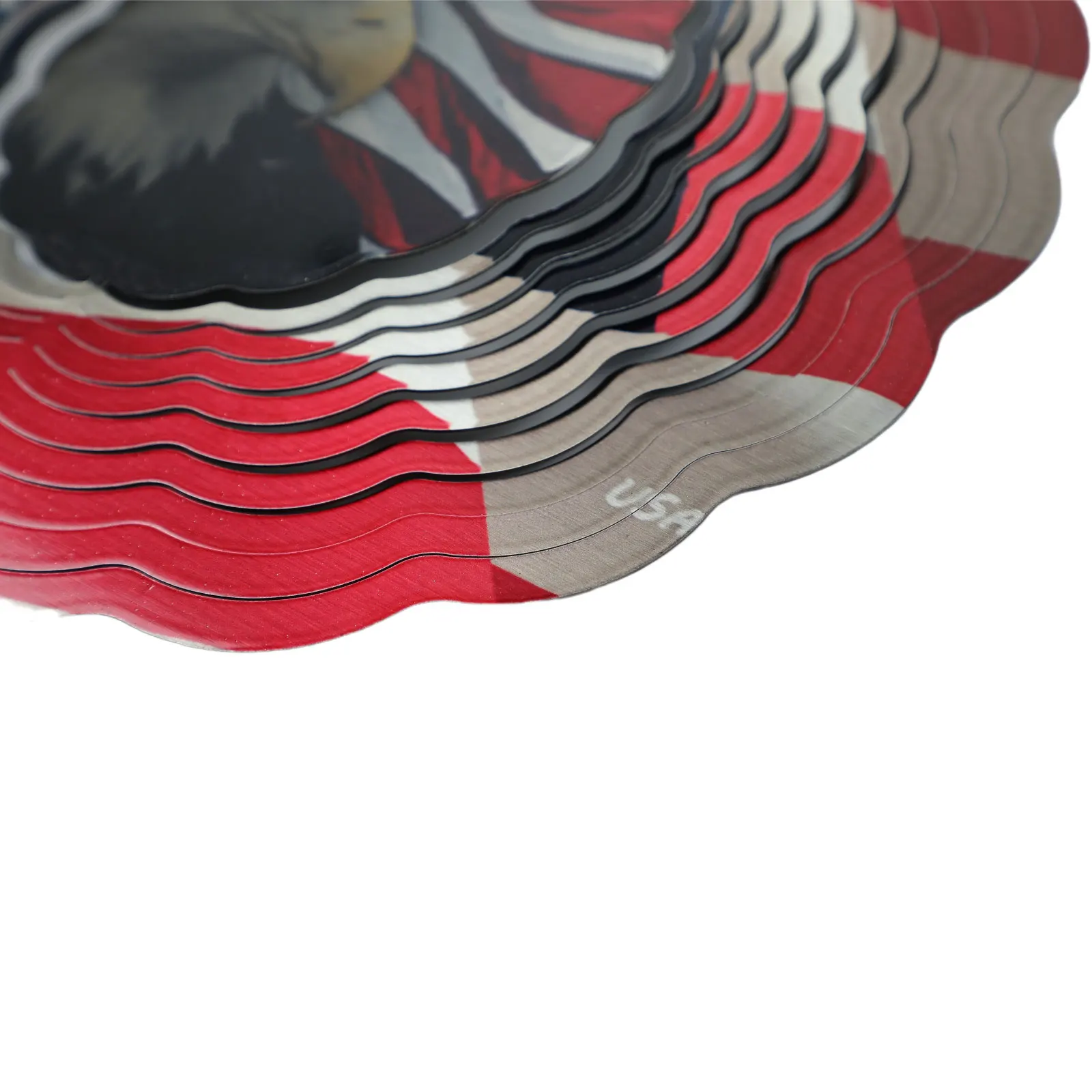 

2020 New Cute Wind Chimes Independence Day Star Stripe Eagle Print Pendants Hanging Decorations for Home Shops