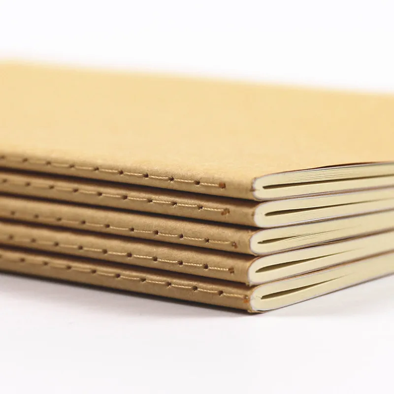 5 шт./лот школьные тетради страница в полоску крафт бумага дневник школьный и