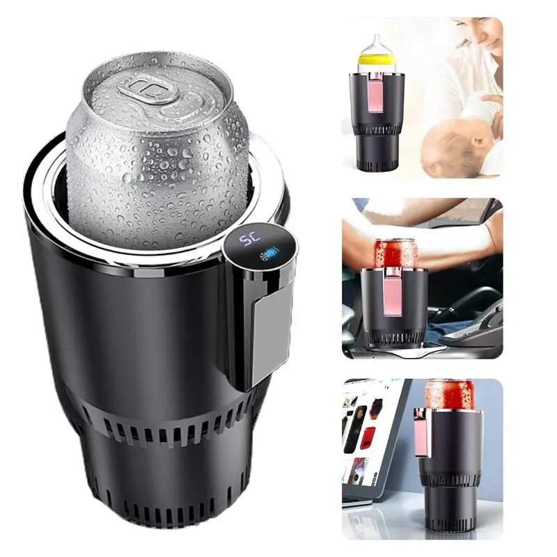 

Car Cooler Warmer Cup Auto Car Cooling and Heating Cup Practical Car Refrigerator Cooler