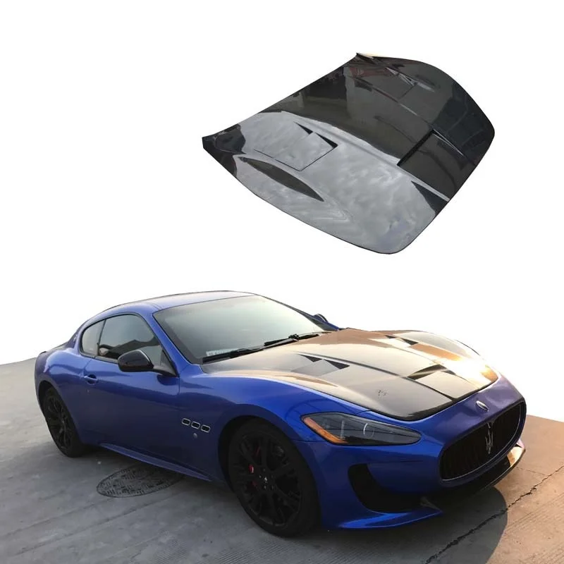 

Подходит для модификации Gts Maserati, легкий перфорированный капот Gtmc из углеродного волокна, аксессуары