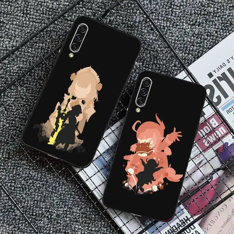 

Genshin Impact Phone Case for iPhone 13 12 Samsung A22 A42 Note20 HUAWEI P40 Mate40 Xiaomi 11 Redmi K30 Game Klee Hutao Keqing