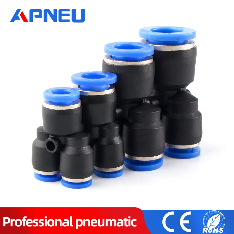 3 ходовой порт Y образной формы пневматический Фиттинг с наружным диаметром 12 мм 8