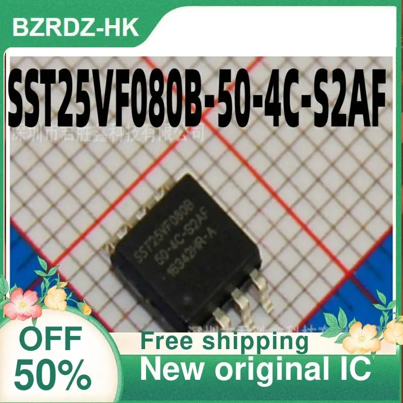 

2-10 шт./лот SST25VF080B-50-4C-S2AF SST25VF080B SOP8 новый оригинальный IC
