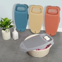 manual portable washboards washing socks personal clothes underwear scrub boards home bathroom mini wash laundry products bj50cy
