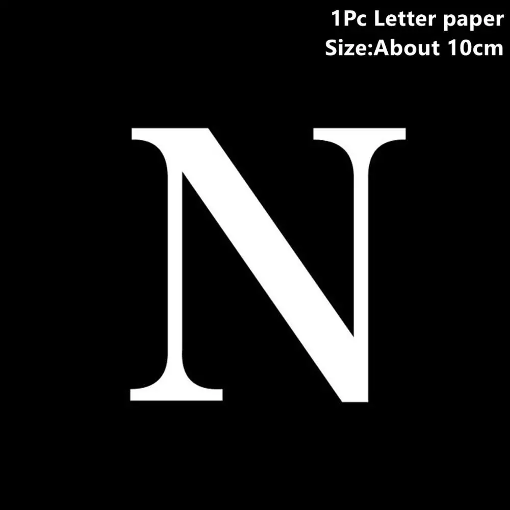 Paper Letter N Taoup детская прозрачная коробка для хранения воздушных шаров с днем рождения принадлежности для детского душа сувениры бумажная картонная коробка подарочная упаковка - Цвет: Paper Letter N