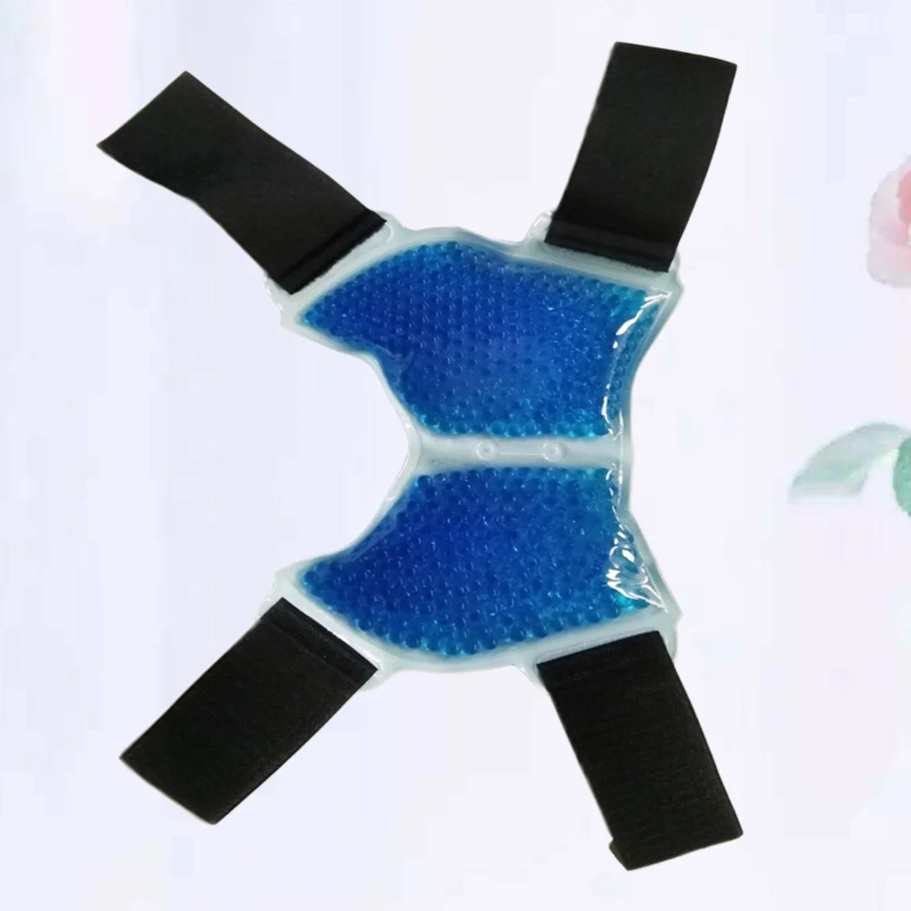 

Reusable Ankle Sport Foot Ice Therapy Wrap Hot Cold Ice Pack with Adjustable Brace for Sprained Ankles Plantar Fasciitis (Bl