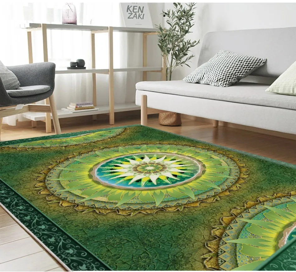 Европейский ретро Ностальгический Роскошный узор зеленый Реюньон самоклеящаяся